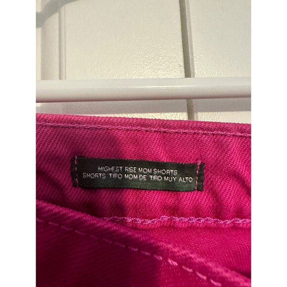 wild fable Highest Rise Mom Shorts pink NEW‎ 12/31 - Picture 4 of 4